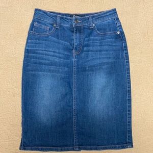 Denim Midi Skirt by April Jeans